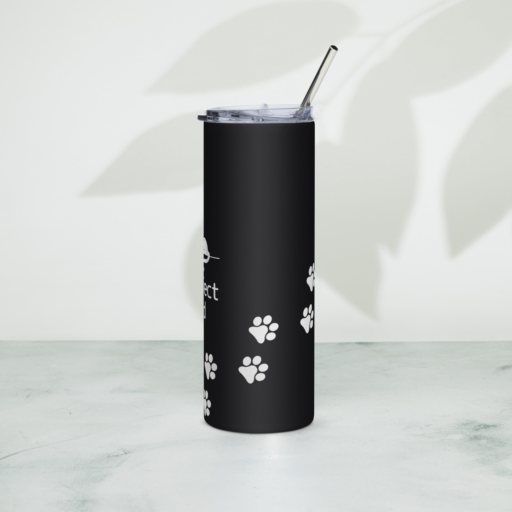 Purrfect Cat Dad Stainless Steel Tumbler