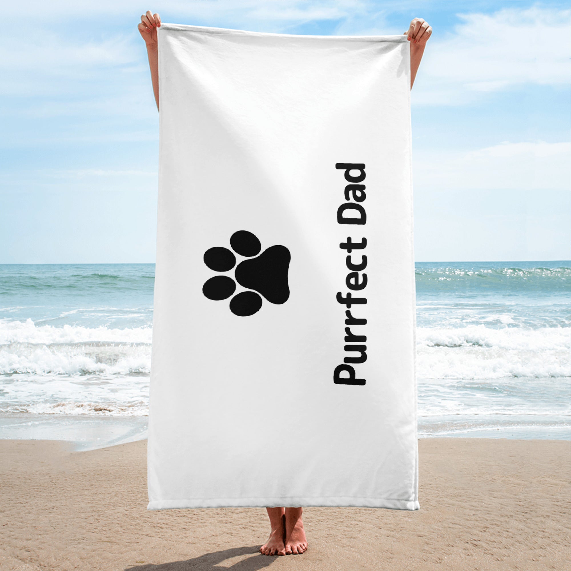 Purrfect Dad Towel