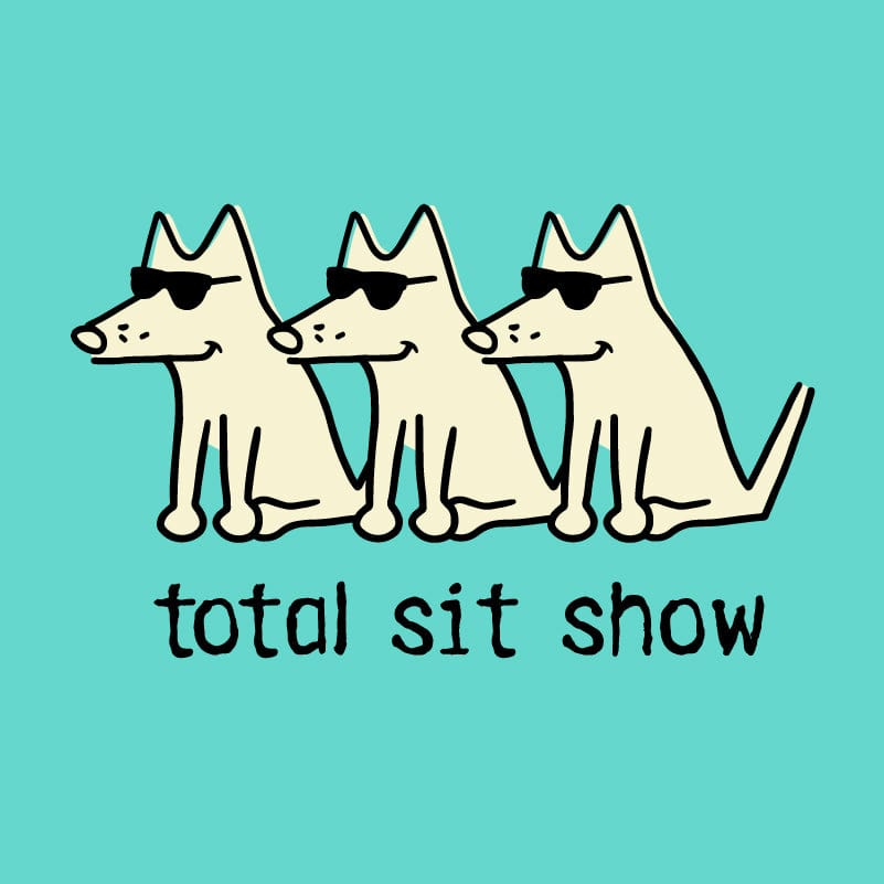 Total Sit Show - Ladies V-Neck T-shirt