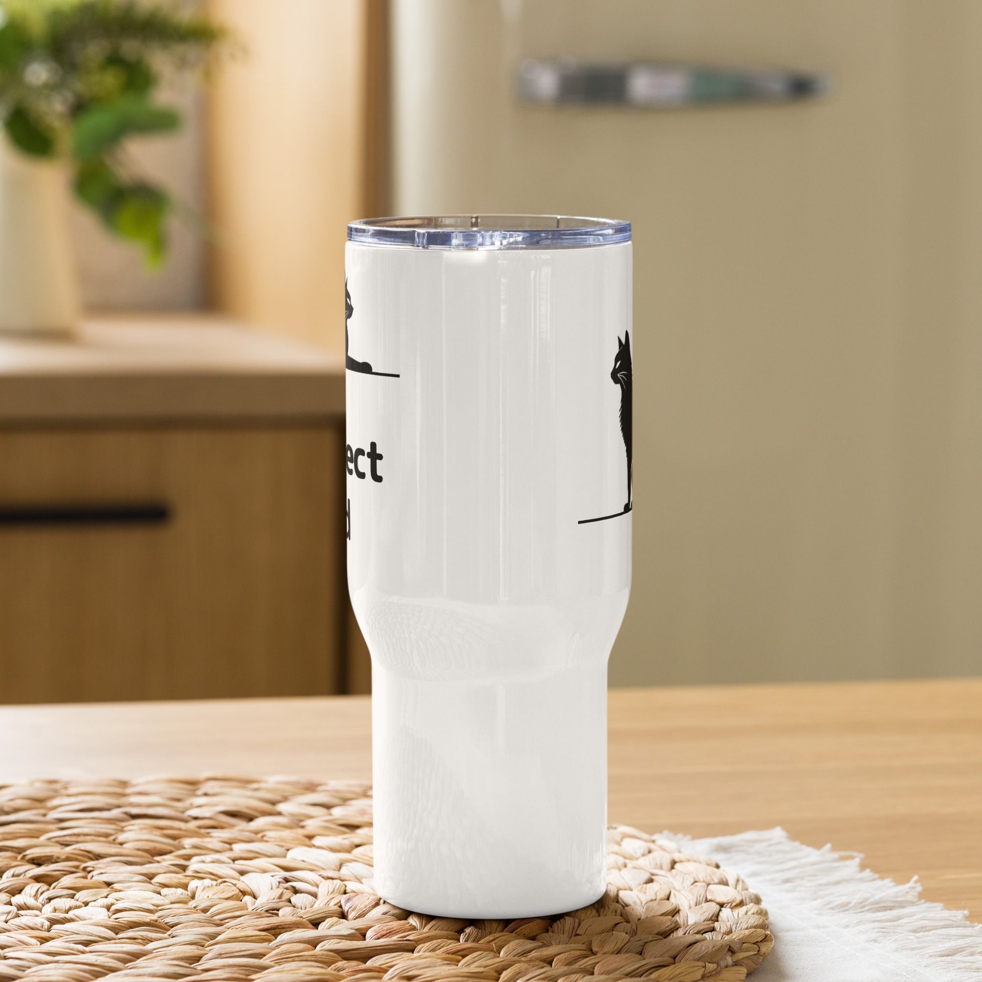 Purrfect Cat Dad Travel Mug with Handle