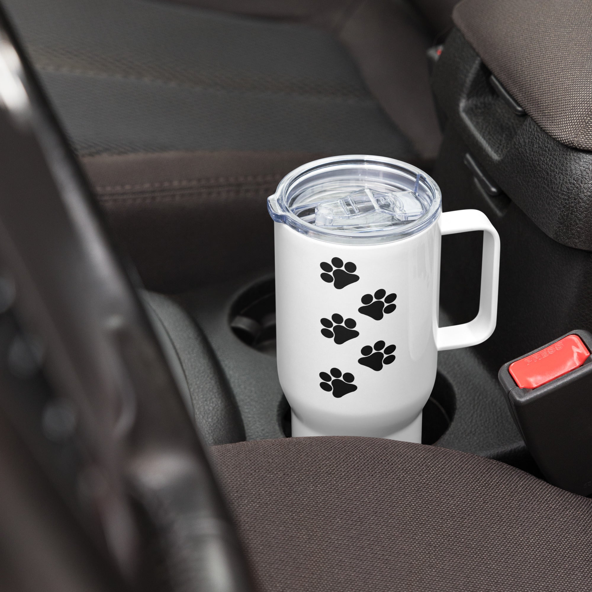 Purrfect Paw Dad Travel Mug With Handle