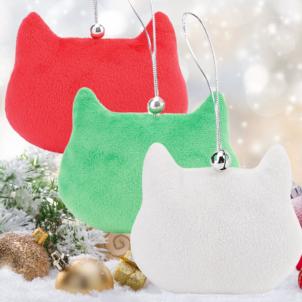 Velvet Cat Ornaments