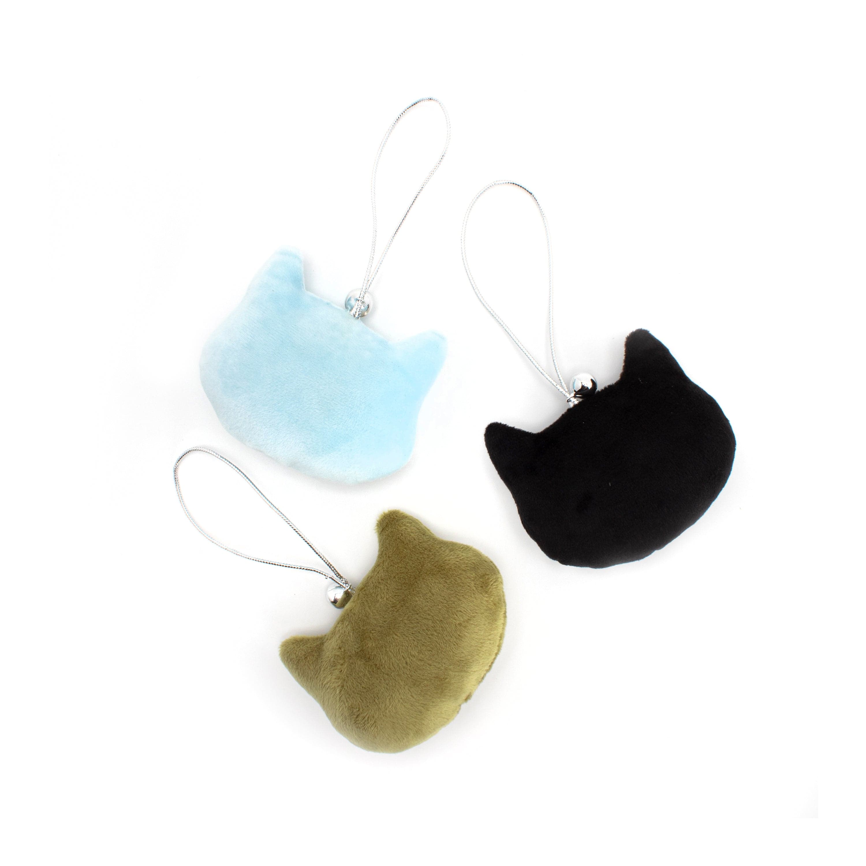 Velvet Cat Ornaments