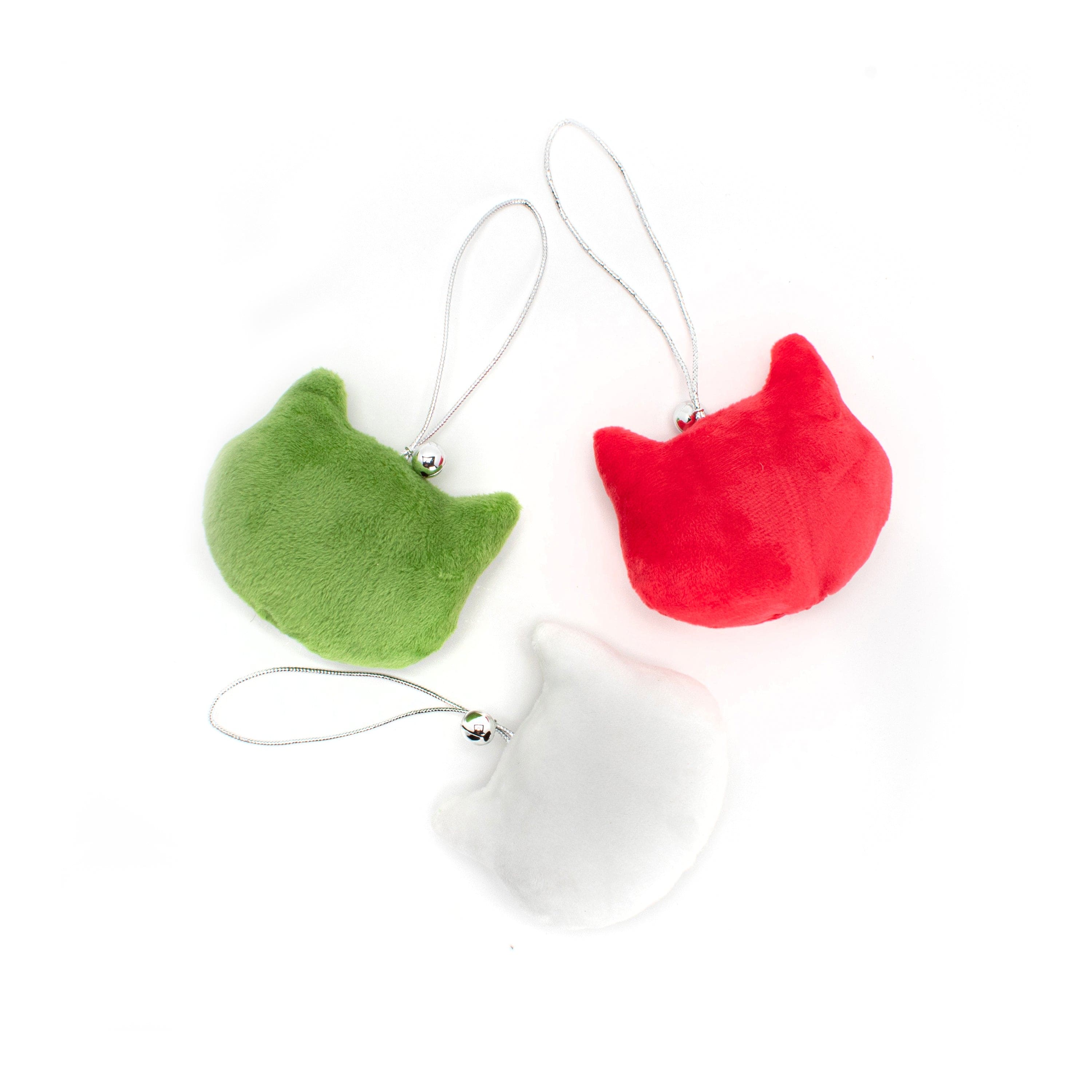 Velvet Cat Ornaments