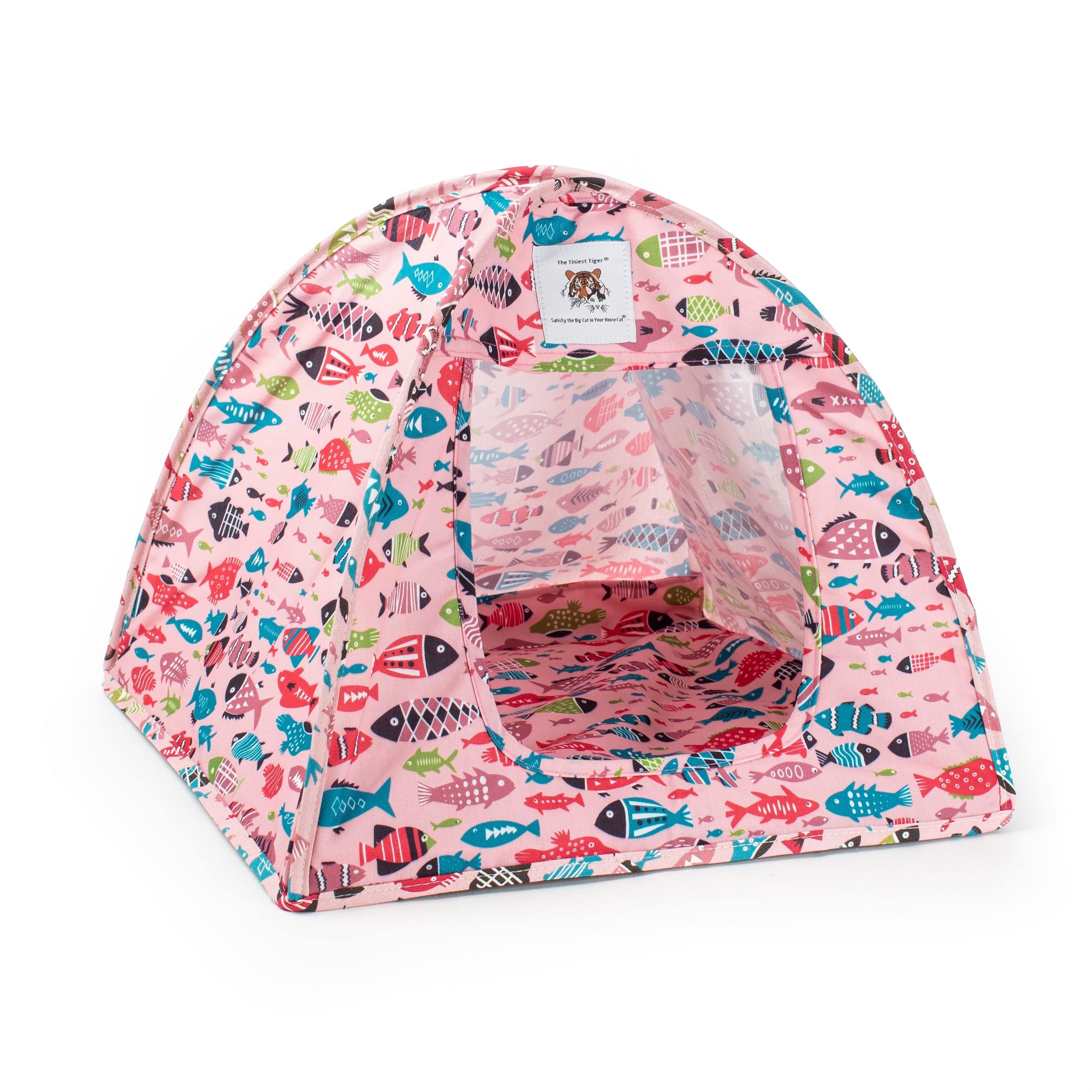 Cat Tent | Cotton Canvas Popup Pet Bed