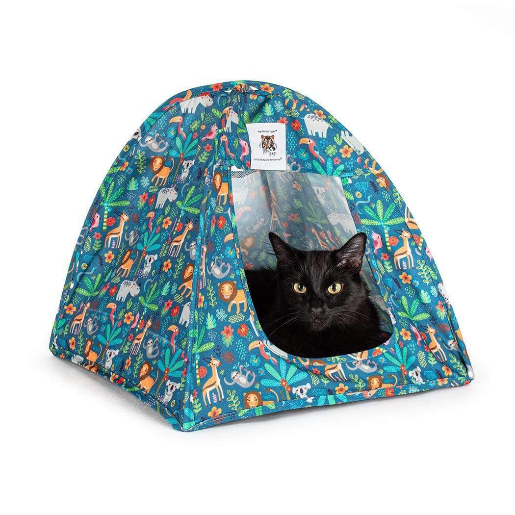 Cat Tent | Cotton Canvas Popup Pet Bed