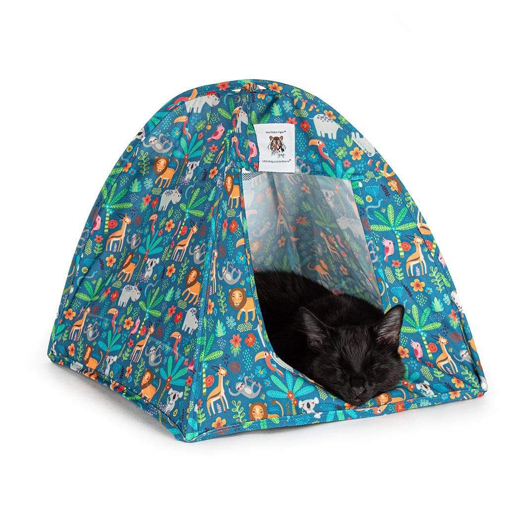 Cat Tent | Cotton Canvas Popup Pet Bed