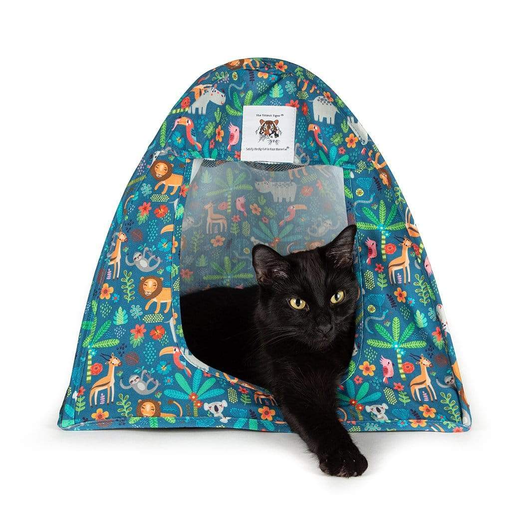 Cat Tent | Cotton Canvas Popup Pet Bed