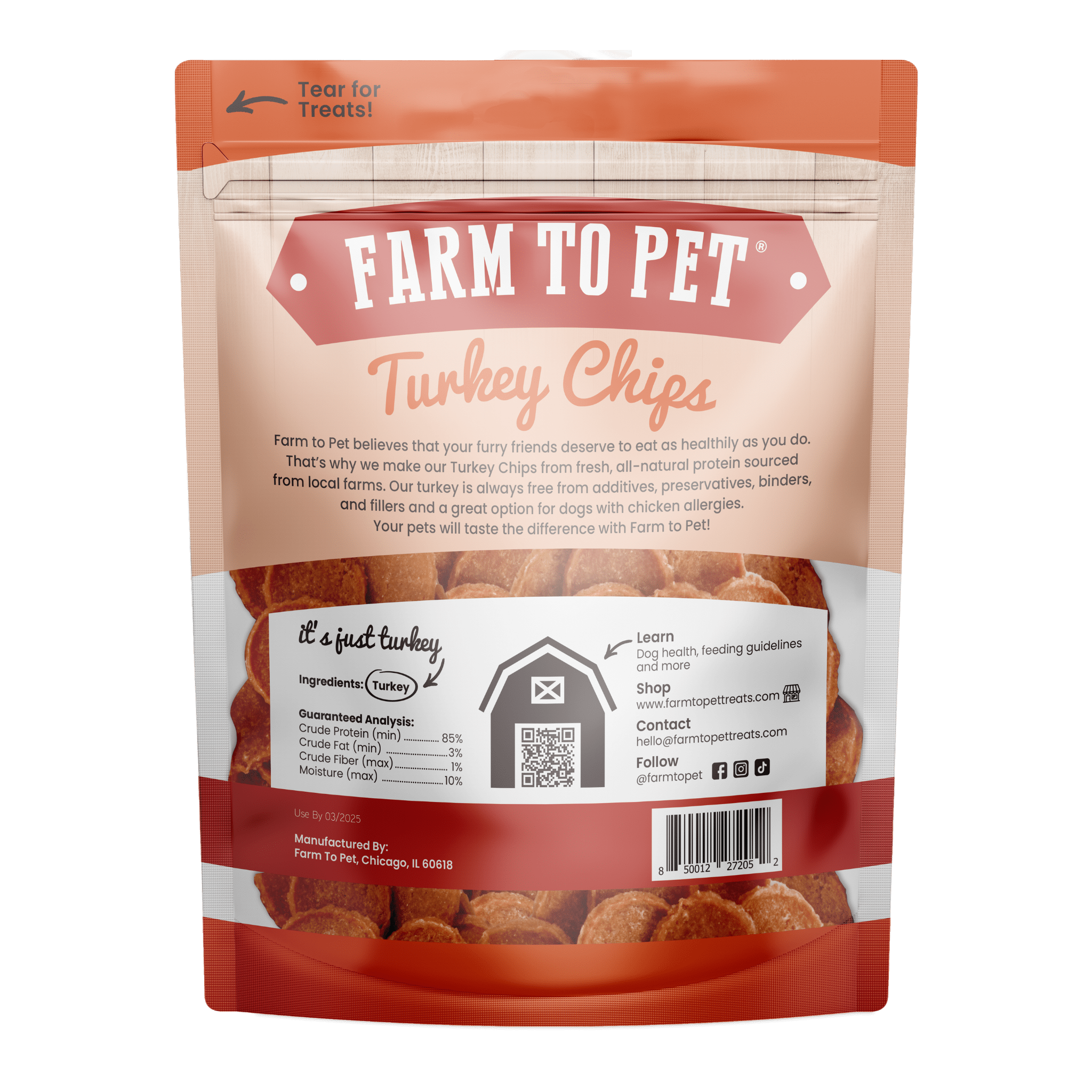 Turkey Chips for Dogs