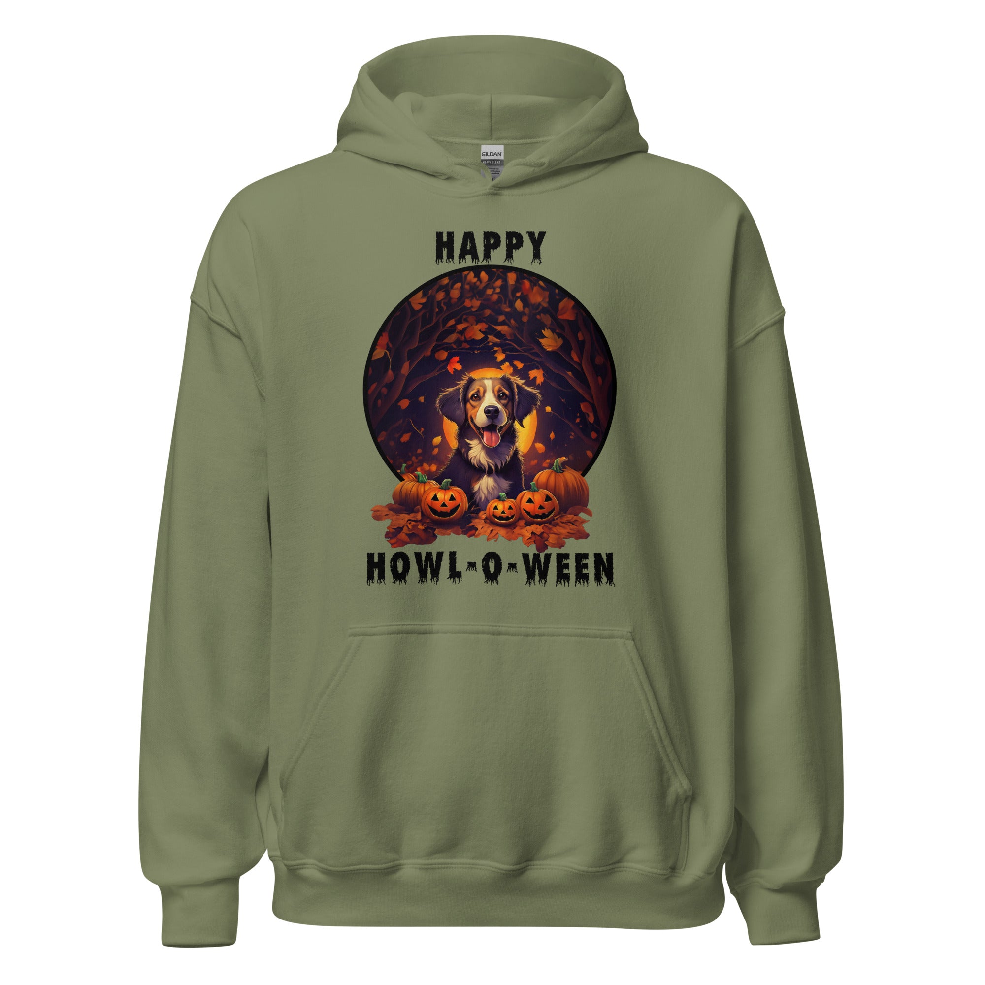 Happy Howl-O-Ween Unisex Hoodie