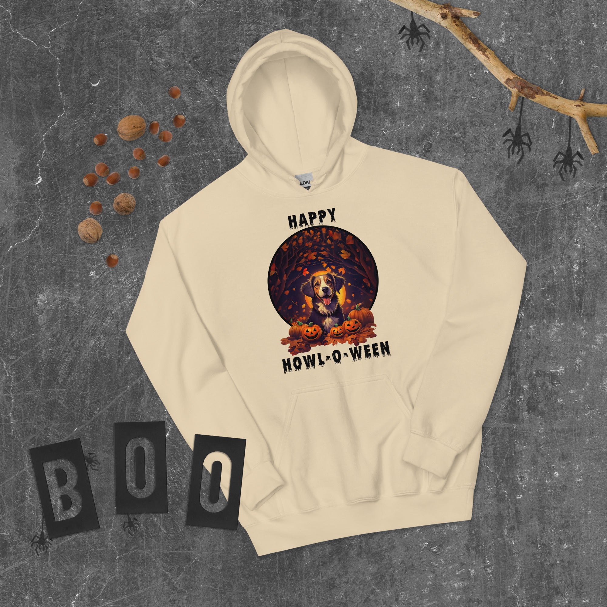 Happy Howl-O-Ween Unisex Hoodie