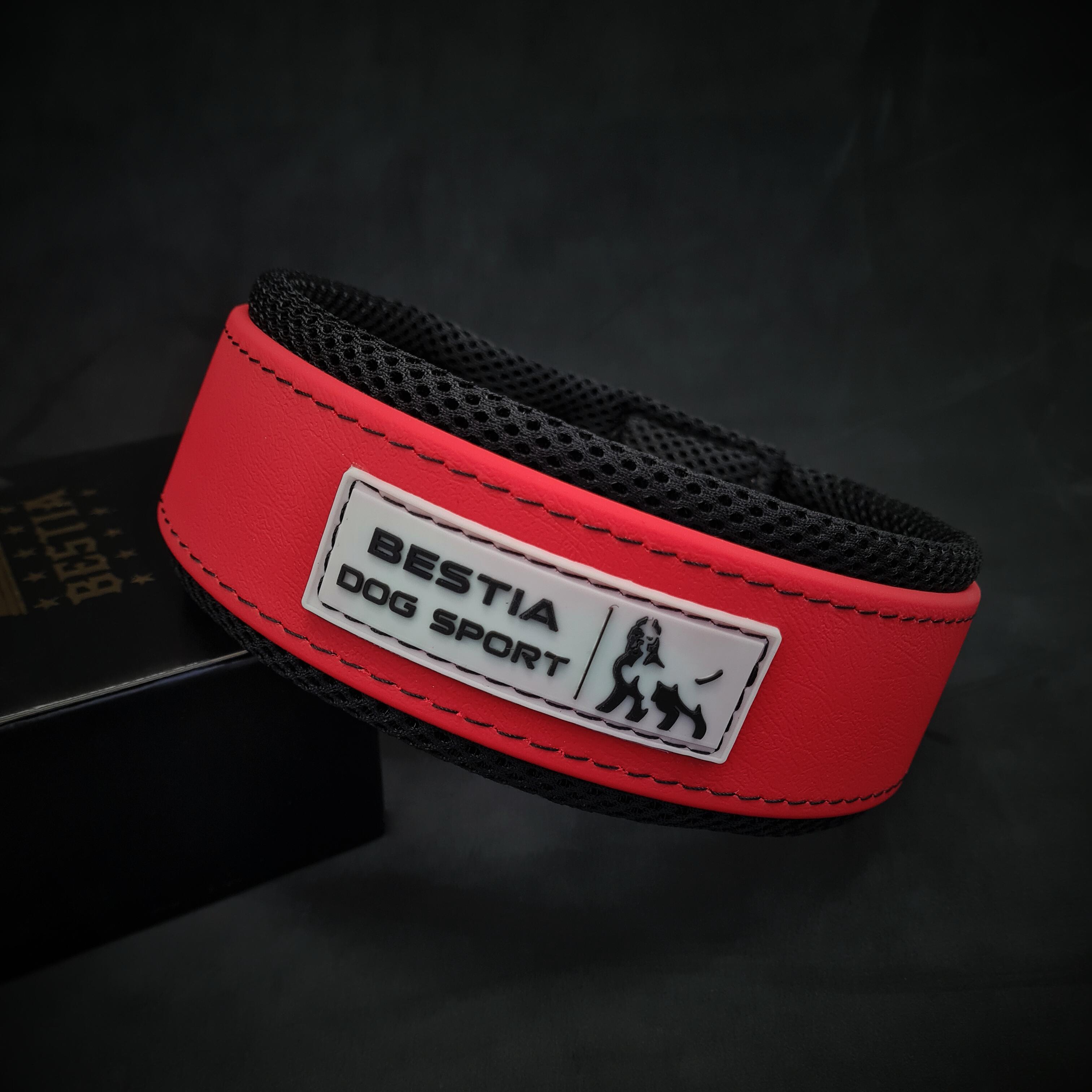 BESTIA DOG SPORT COLLAR RED