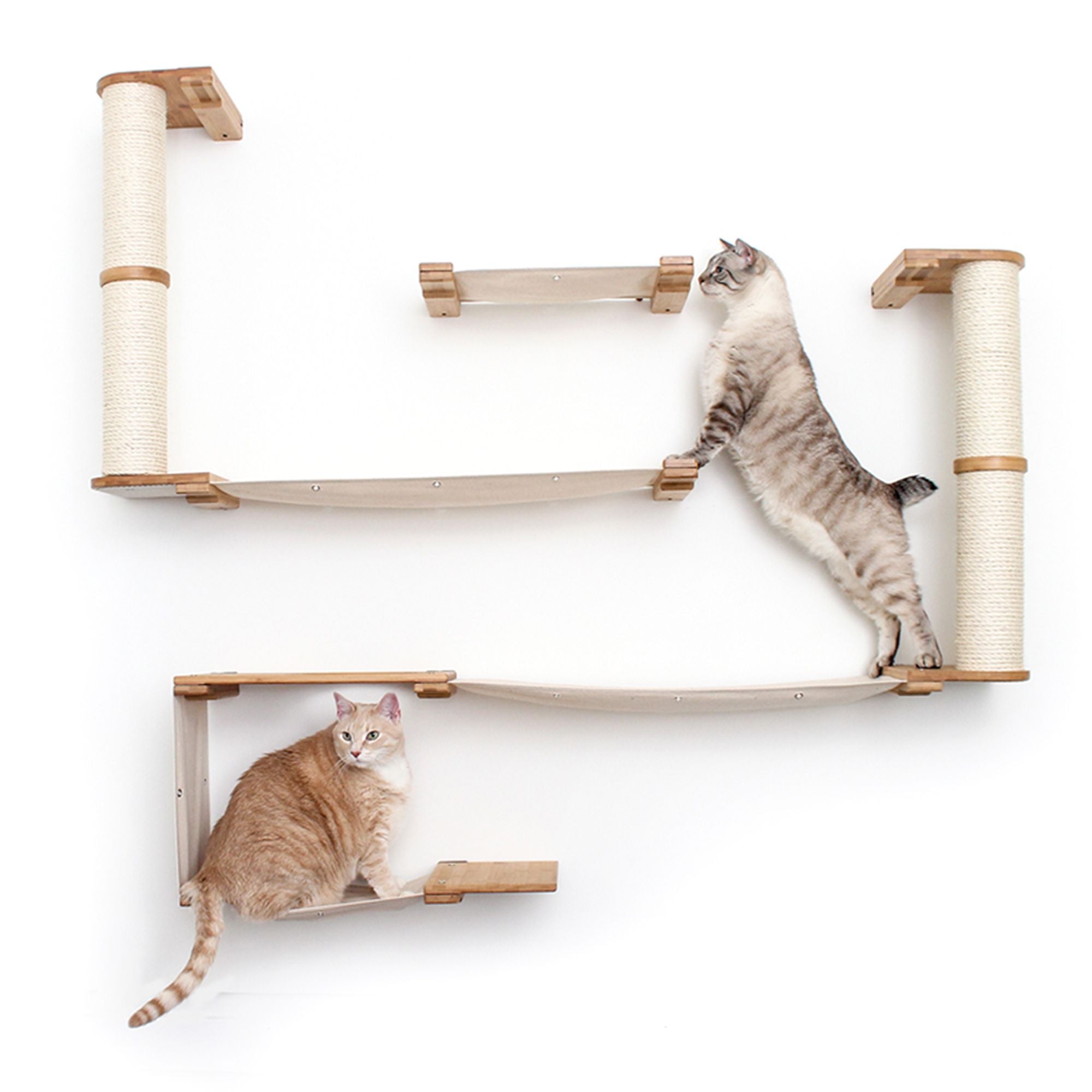 The Roman Cat Condo (Wall Mounted Cat Scratcher) - by Catastrophic Creations