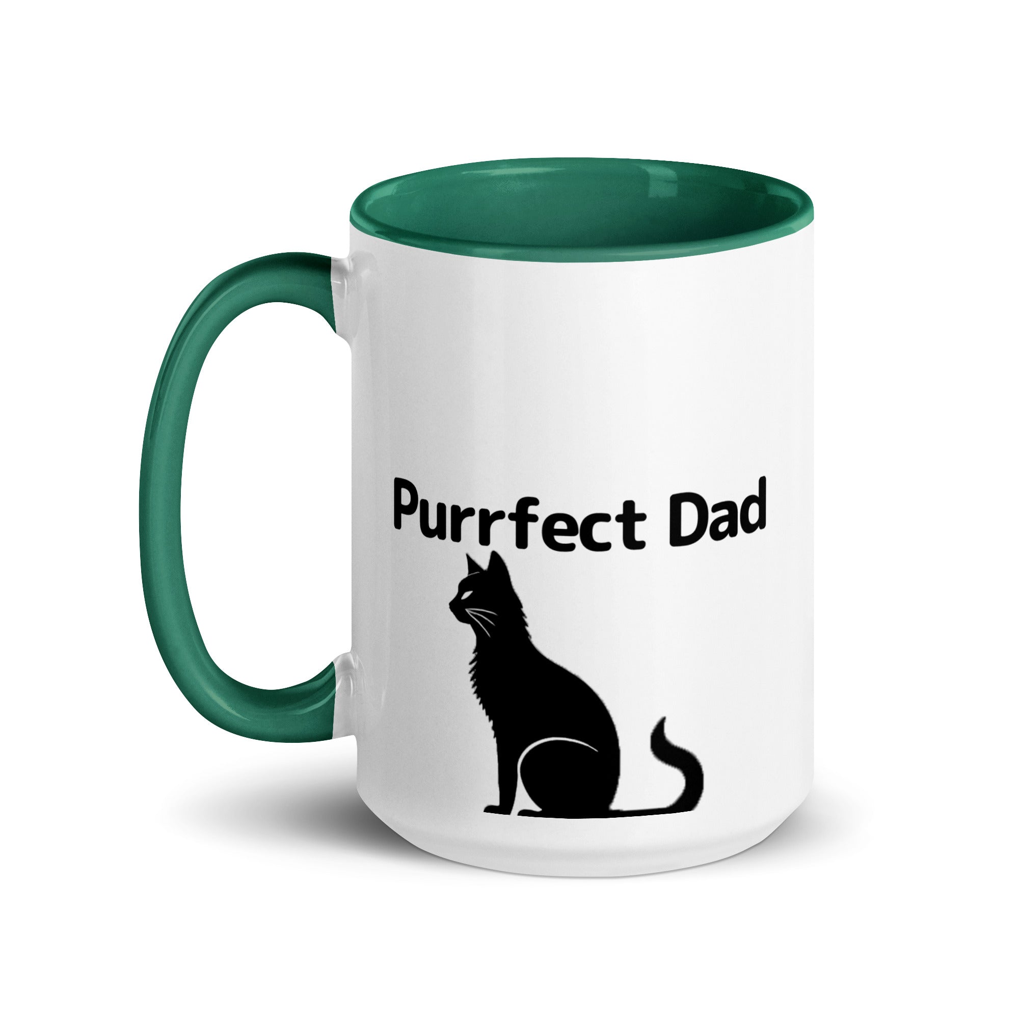 Purrfect Cat Dad V2 Mug with Color Inside