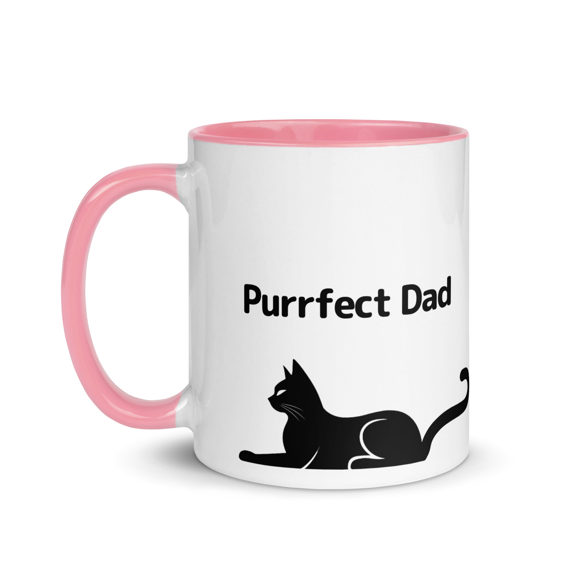 Purrfect Cat Dad Mug with Color Inside