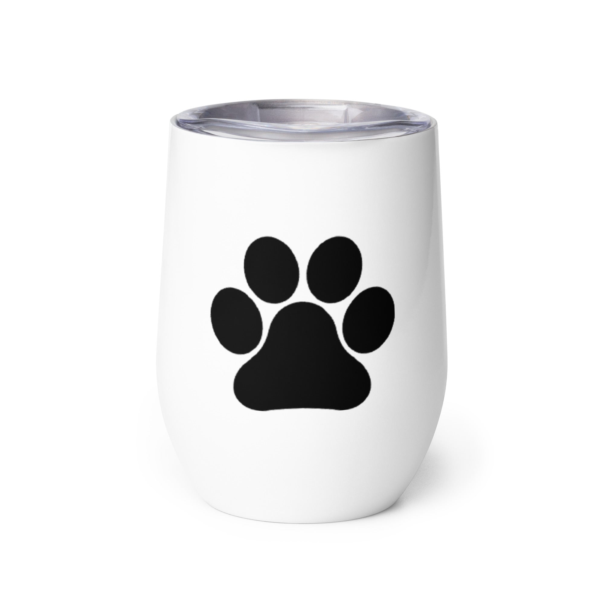 It's Not Drinking Alone If I'm With My Dog Wine Tumbler