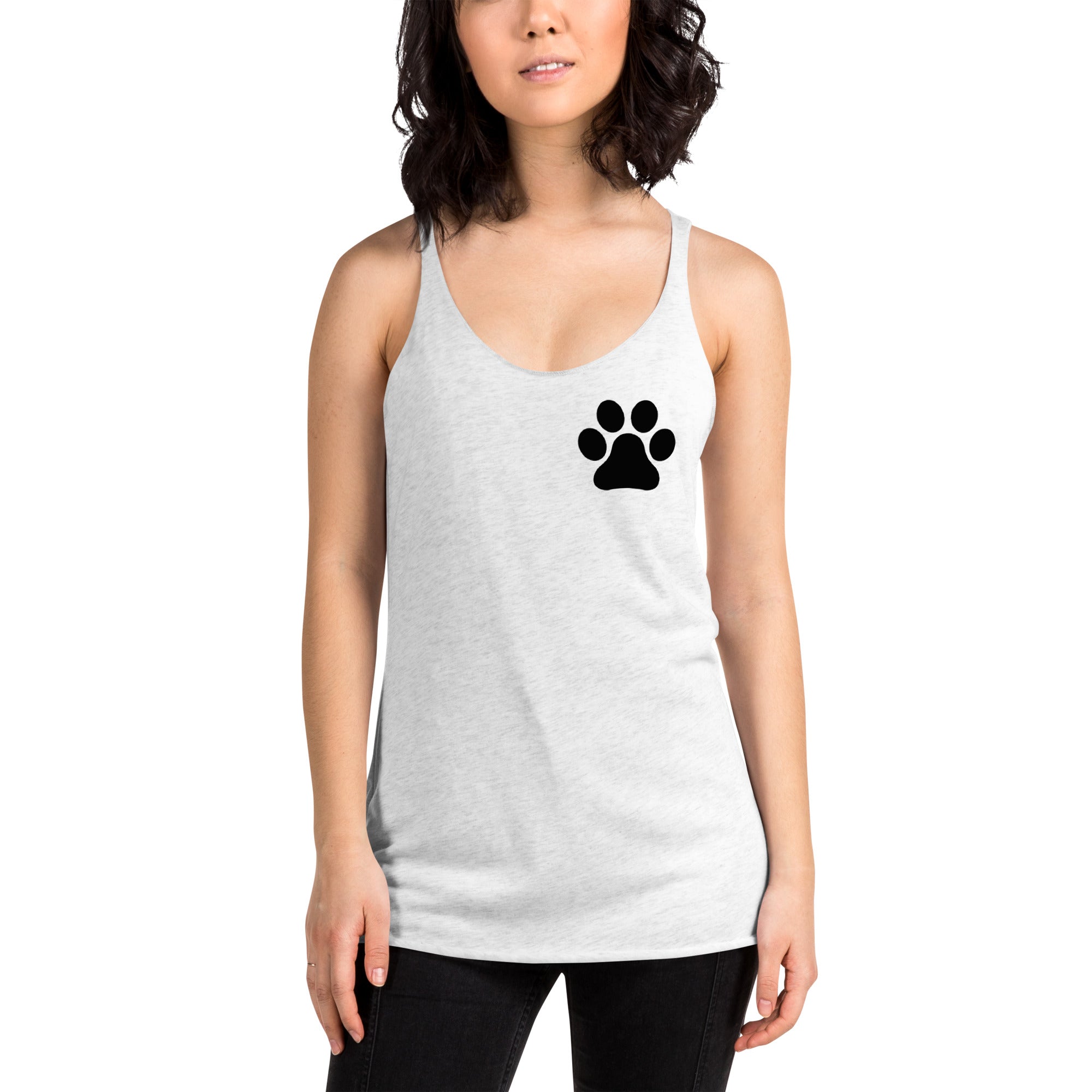 Women's Paw Print Racerback Tank