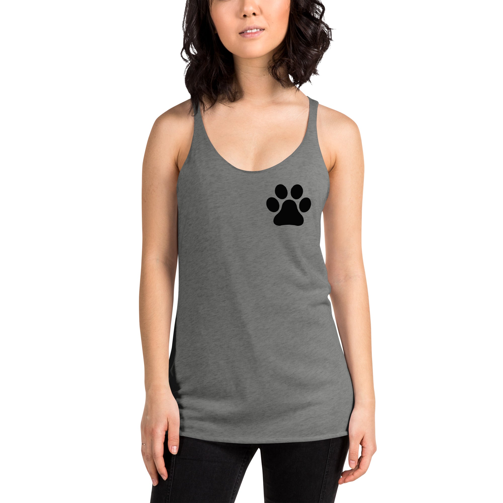 Women's Paw Print Racerback Tank