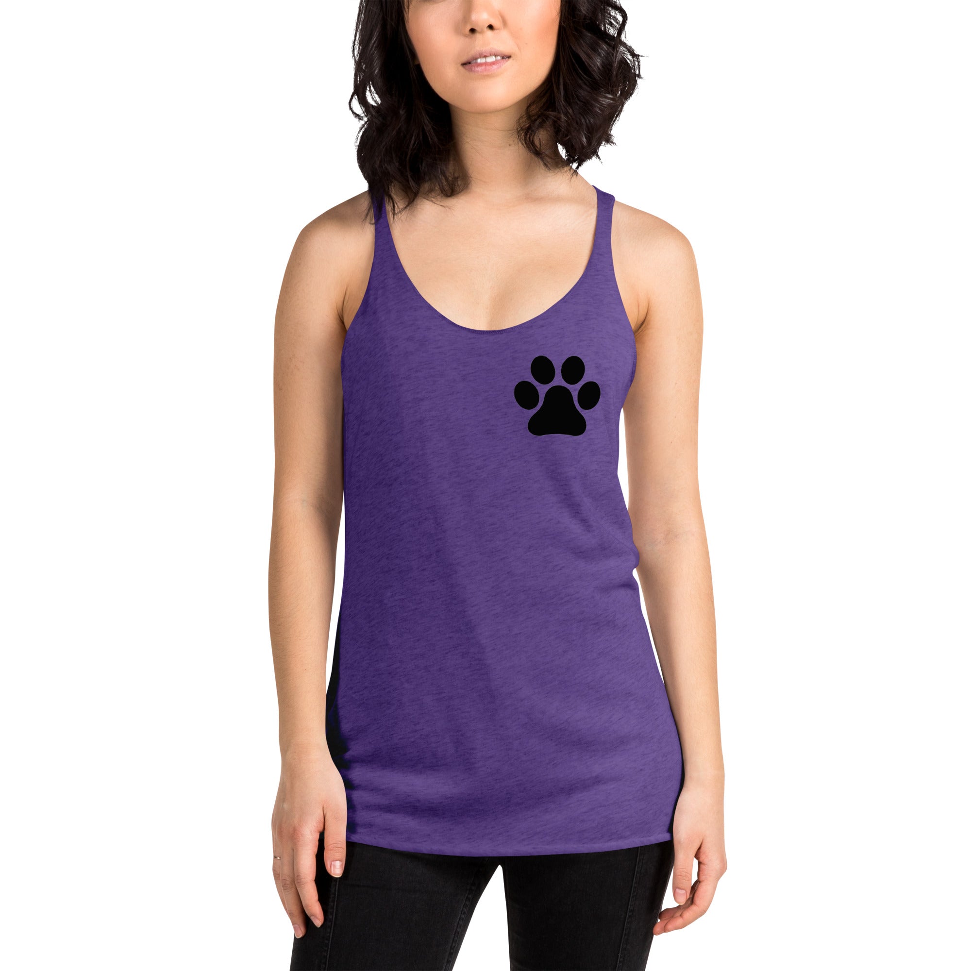 Women's Paw Print Racerback Tank