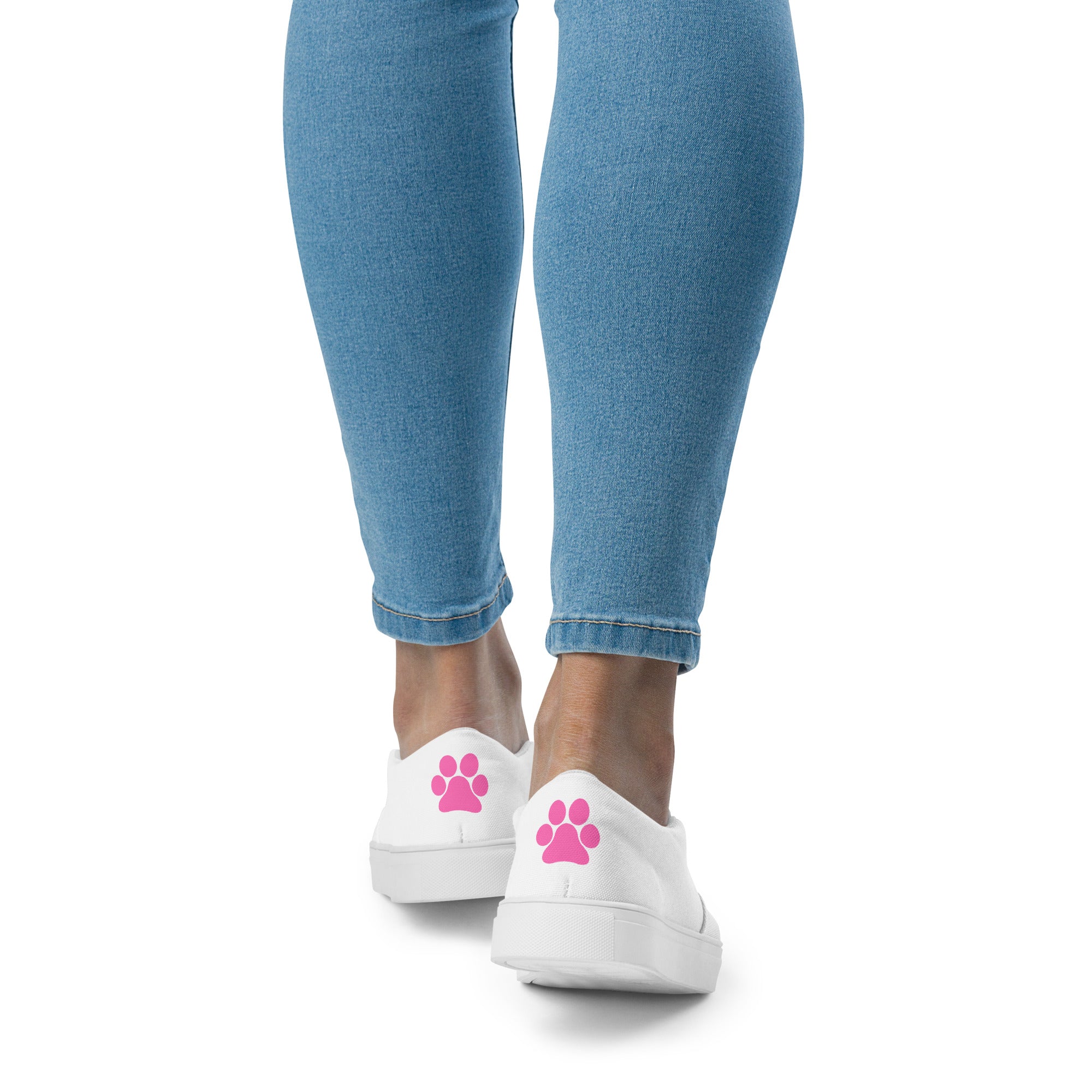 Women’s slip-on Hot Pink Paw shoes