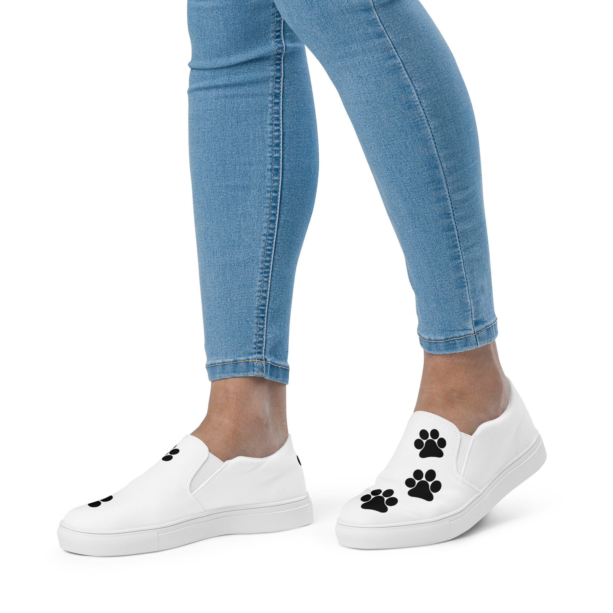 Women’s slip-on Black Paw shoes