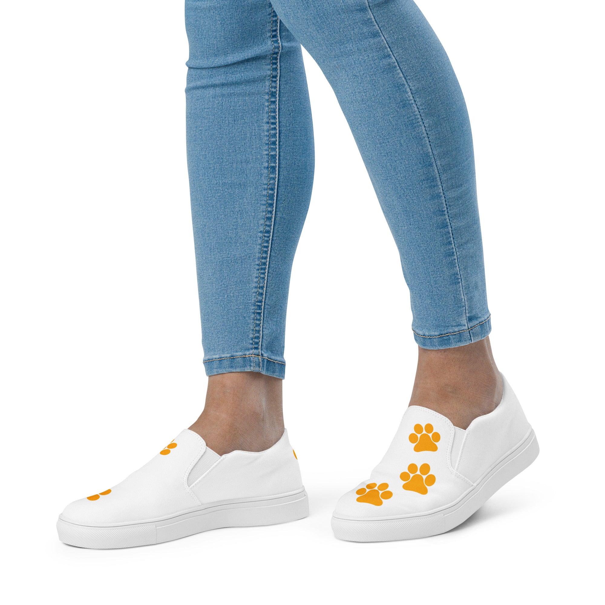 Women’s slip-on Orange Paw shoes