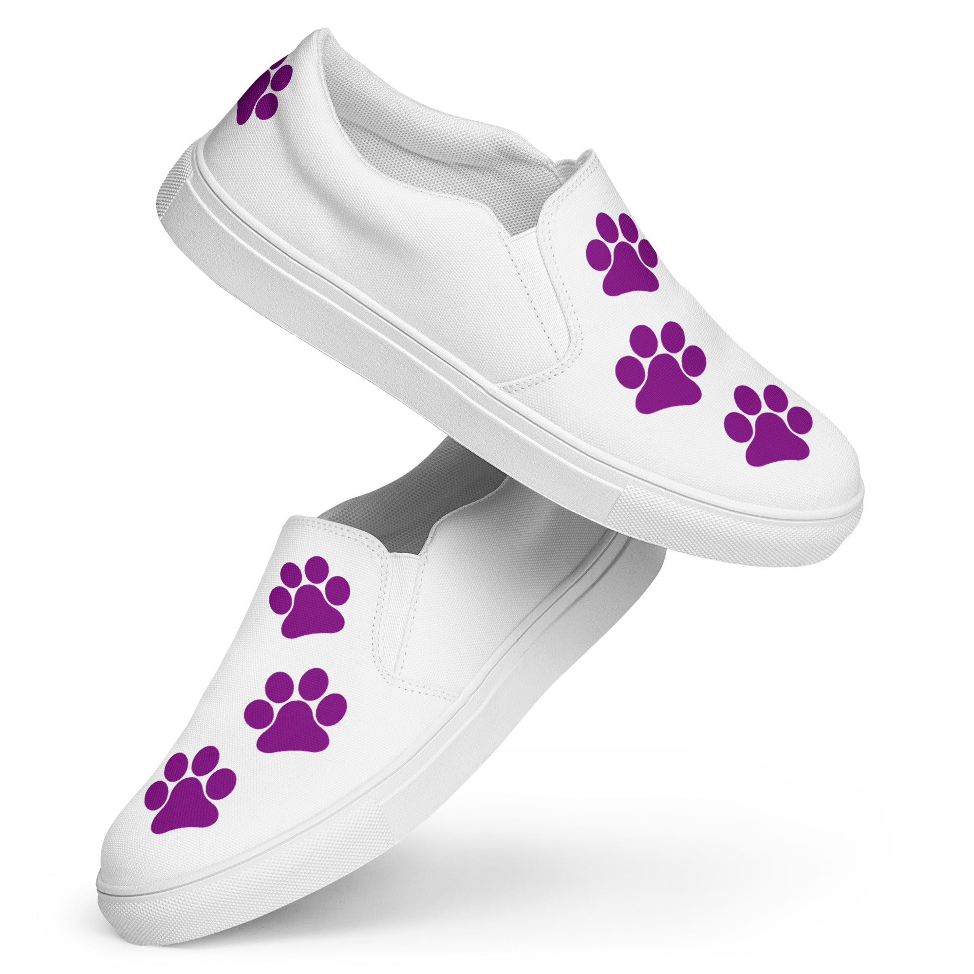 Women’s slip-on Purple Paw shoes